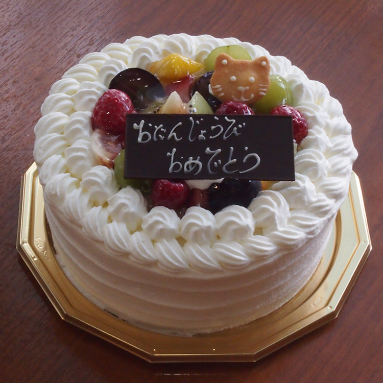 バースデーケーキ（生クリーム）4号～7号