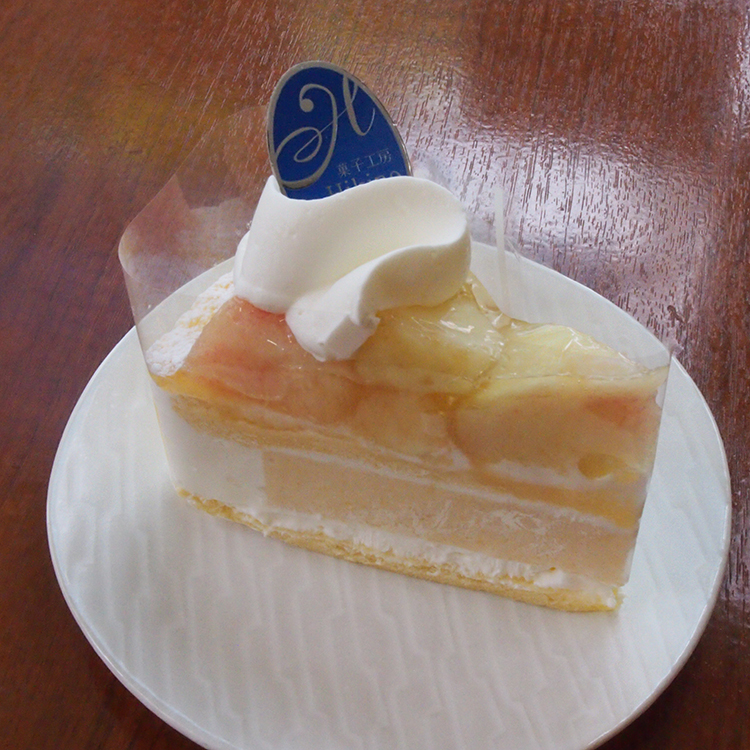 桃のトルテ