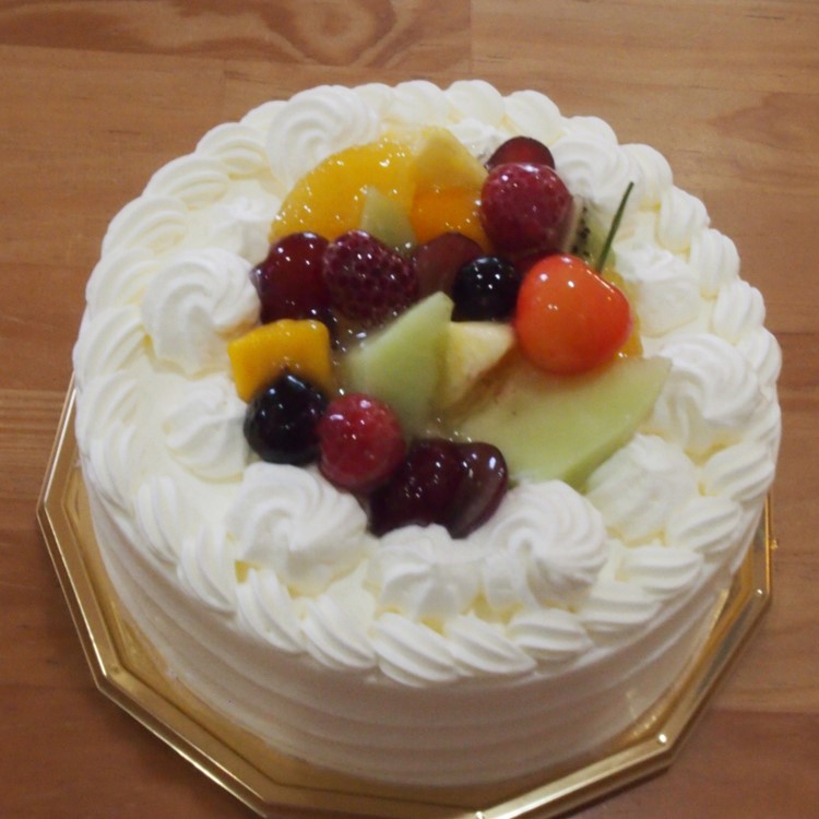 バースデーケーキ(生クリーム)4号~7号