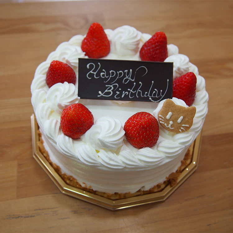 バースデーケーキ(生クリーム)4号~7号
